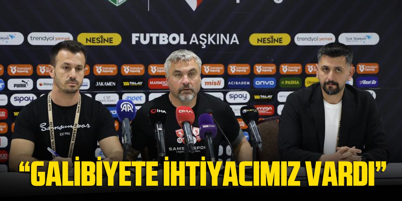 Reis: "Böyle bir galibiyete ihtiyacımız vardı