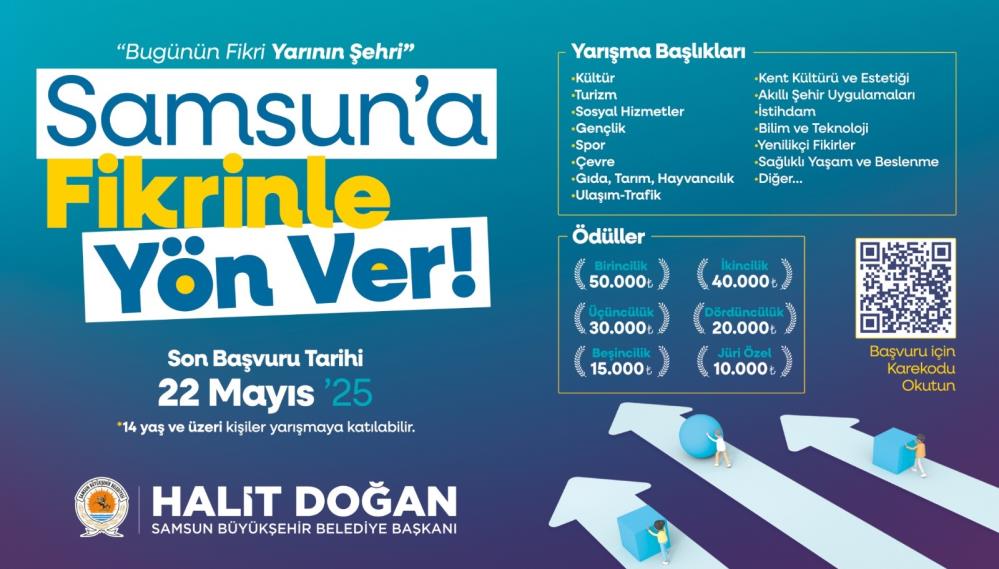 "Samsun'a Fikrinle Yön Ver" yarışması