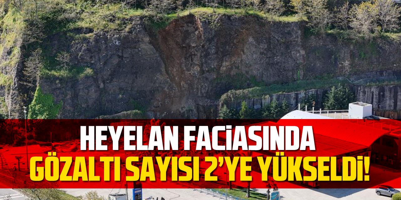 Samsun'daki heyelan faciasında gözaltı sayısı 2'ye çıktı
