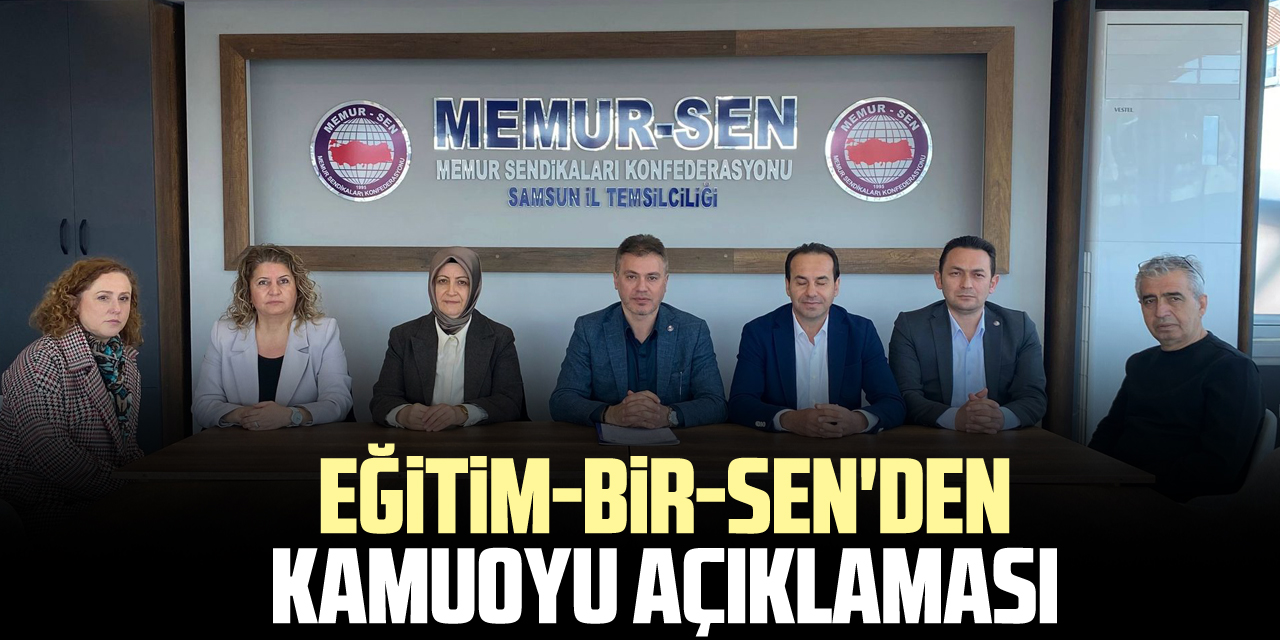 Eğitim-Bir-sen'den kamuoyu açıklaması