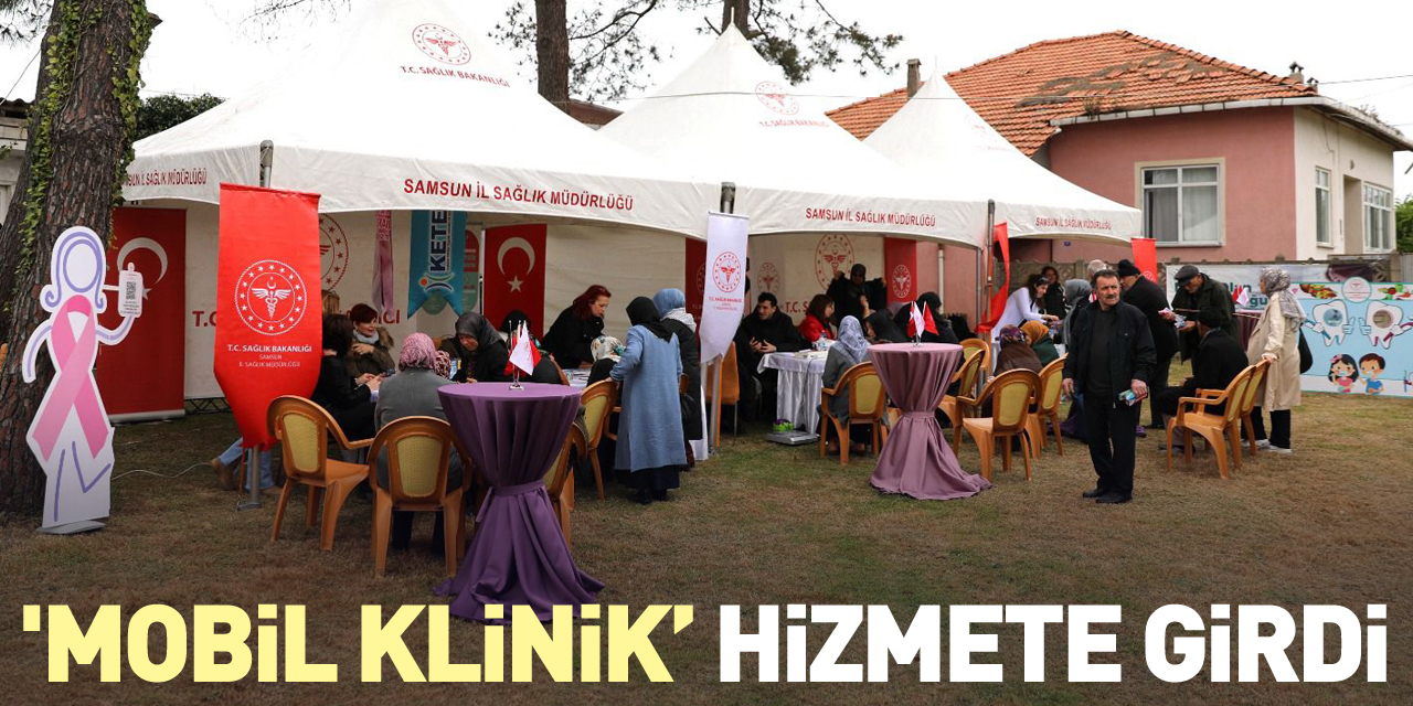 'Mobil klinik’ hizmete girdi
