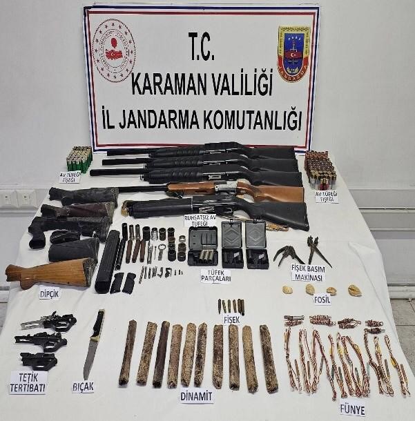 Karaman'da yapılan çeşitli suçlardan 30 kişi yakalandı