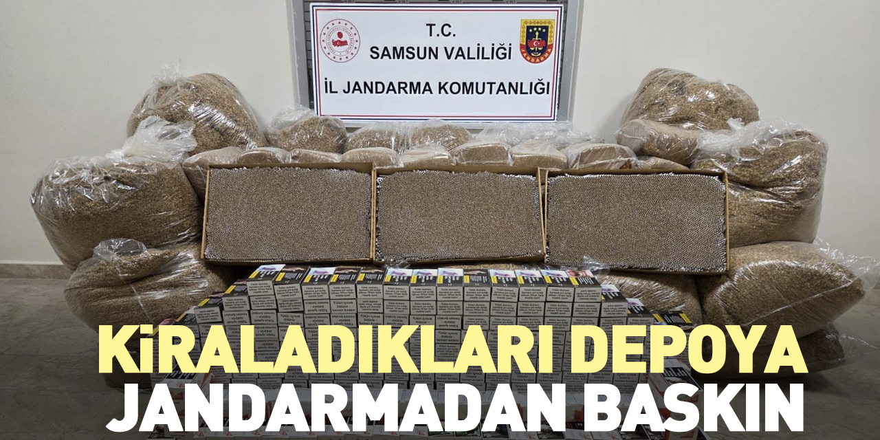 Kiraladıkları Depoya Jandarmadan Baskın