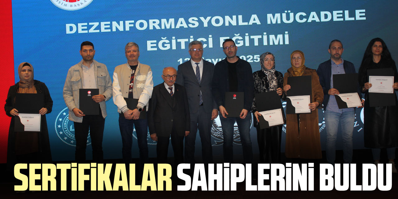 Sertifikalar sahiplerini buldu
