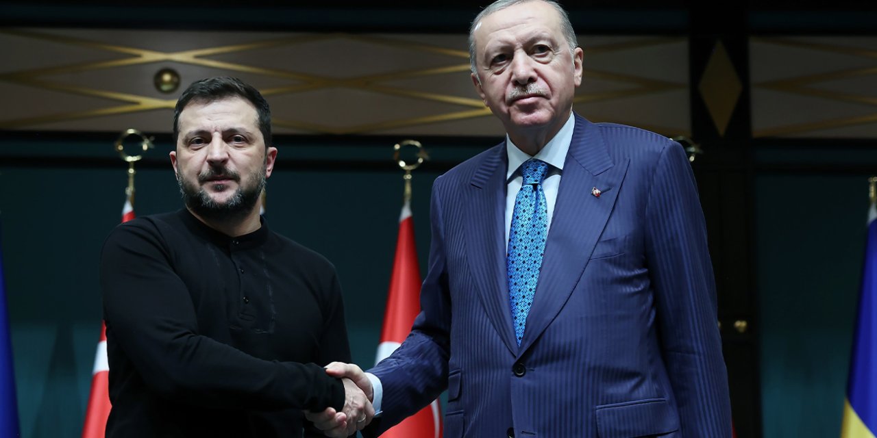 Cumhurbaşkanı Erdoğan, Ukrayna Devlet Başkanı Zelenskiy ile görüştü