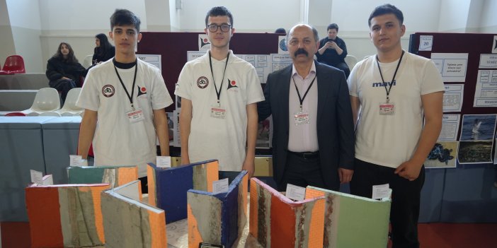 Öğrenciler yalıtım malzemesi oluşturdu