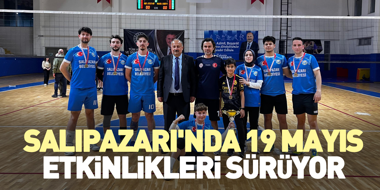 Salıpazarı'nda 19 Mayıs etkinlikleri sürüyor