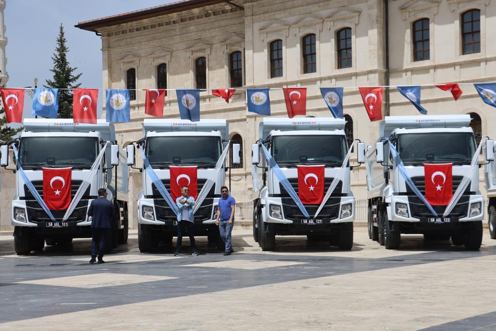 Sivas Belediyesi araç filosuna ekleme yapıldı