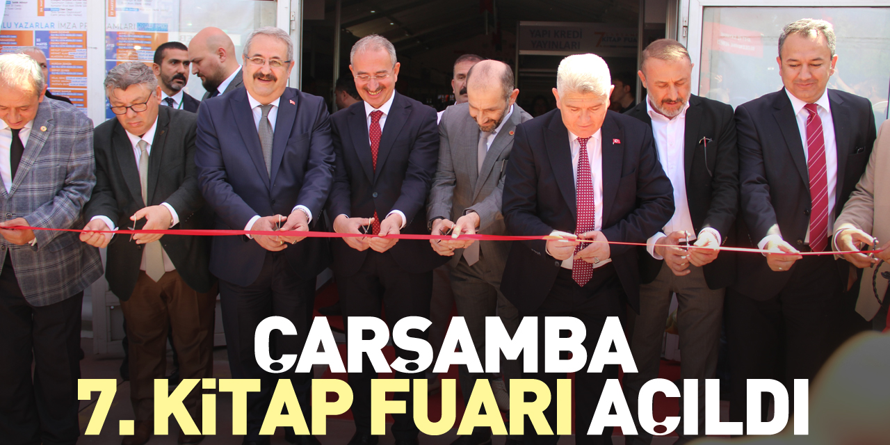 ÇARŞAMBA 7. KİTAP FUARI AÇILDI