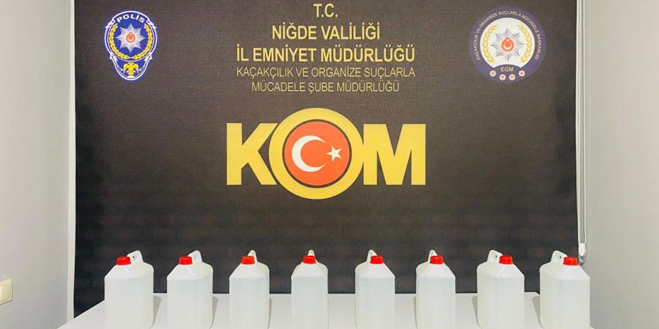 Niğde’de kaçakçılık operasyonu
