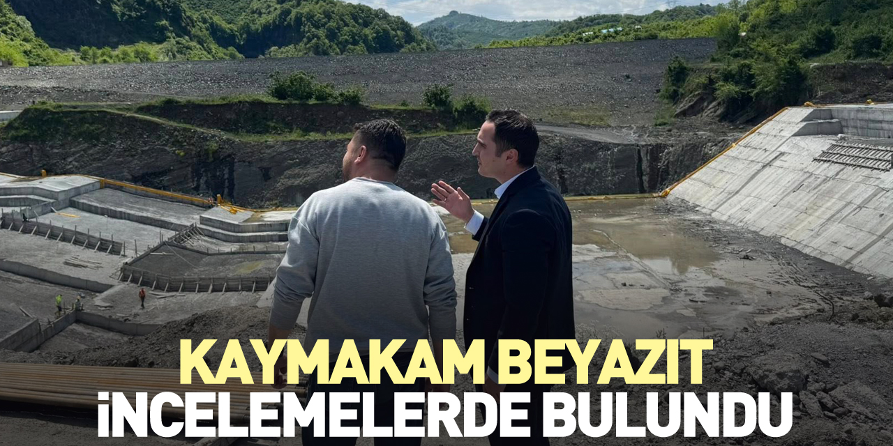 Kaymakam Beyazıt incelemelerde bulundu