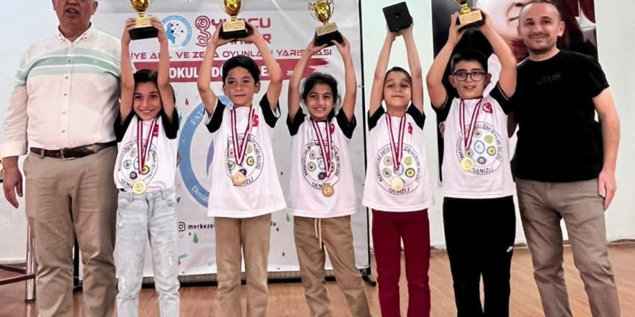 8 öğrenci zeka Oyunlarına damga vurdu