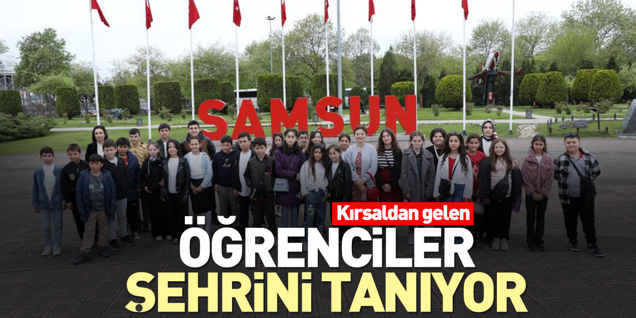Öğrenciler şehrini tanıyor