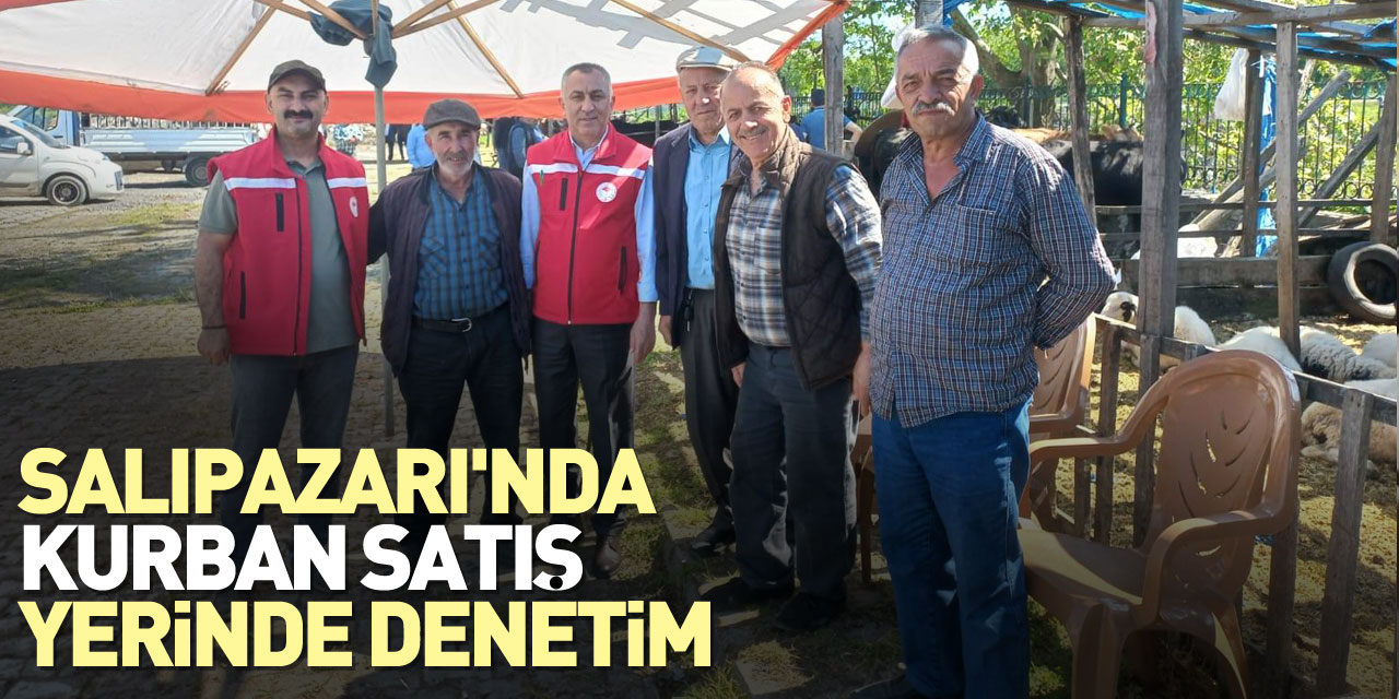 Kurban satış yerinde denetim