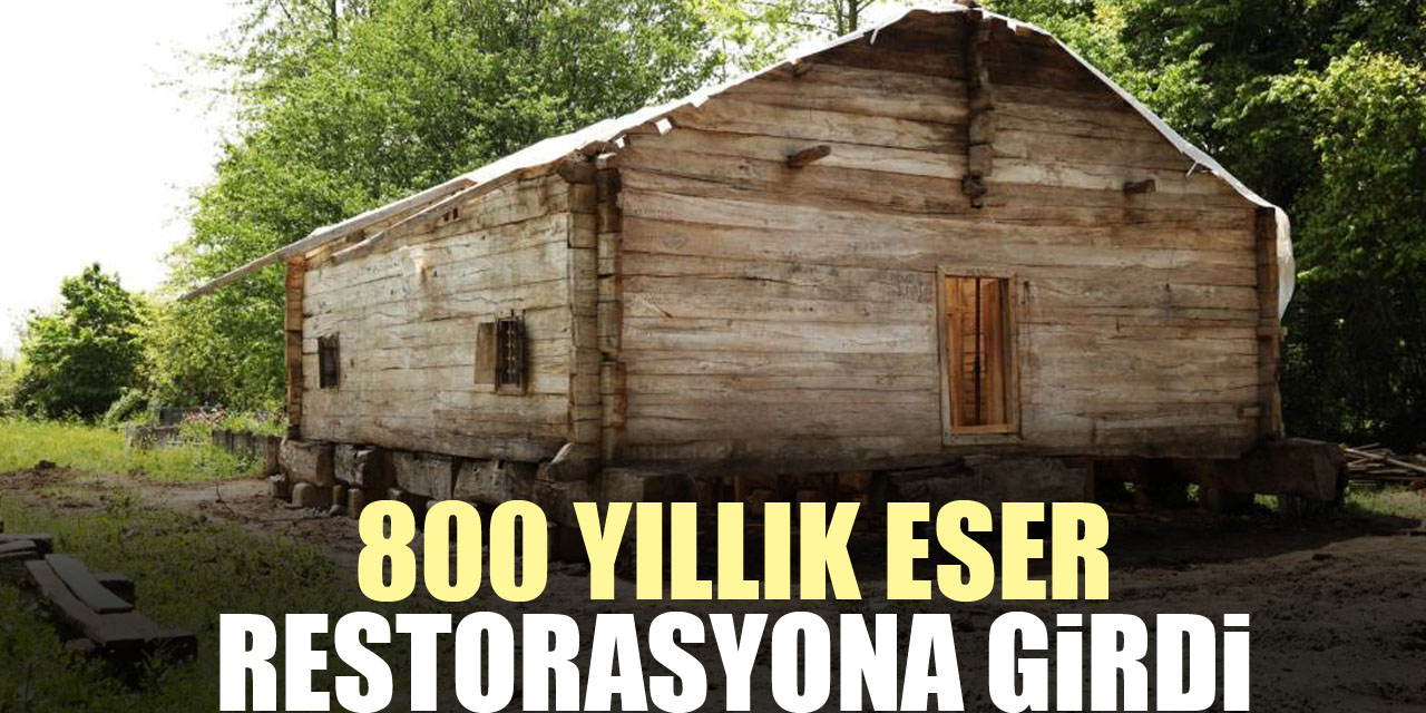 800 yıllık eser restorasyona girdi