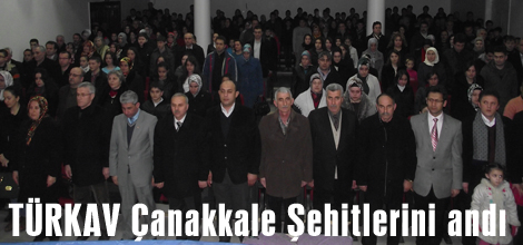 TÜRKAV Çanakkale Şehitlerini andı