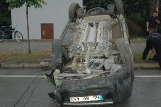 Çarşamba’da trafik kazası 1 ölü, 5 yaralı