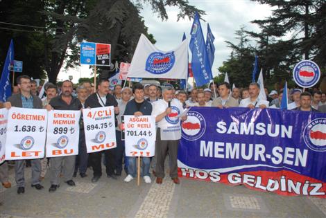 Kamu Emekçileri dün grevdeydi