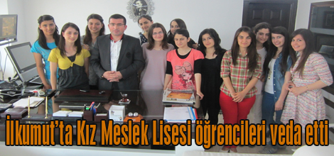 İlkumut’ta Kız Meslek Lisesi öğrencileri veda etti