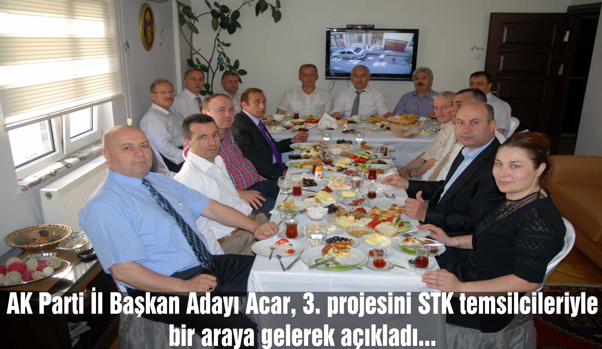 AK Parti İl Başkan Adayı Acar, 3. projesini STK temsilcileriyle bir araya gelerek açıkladı...