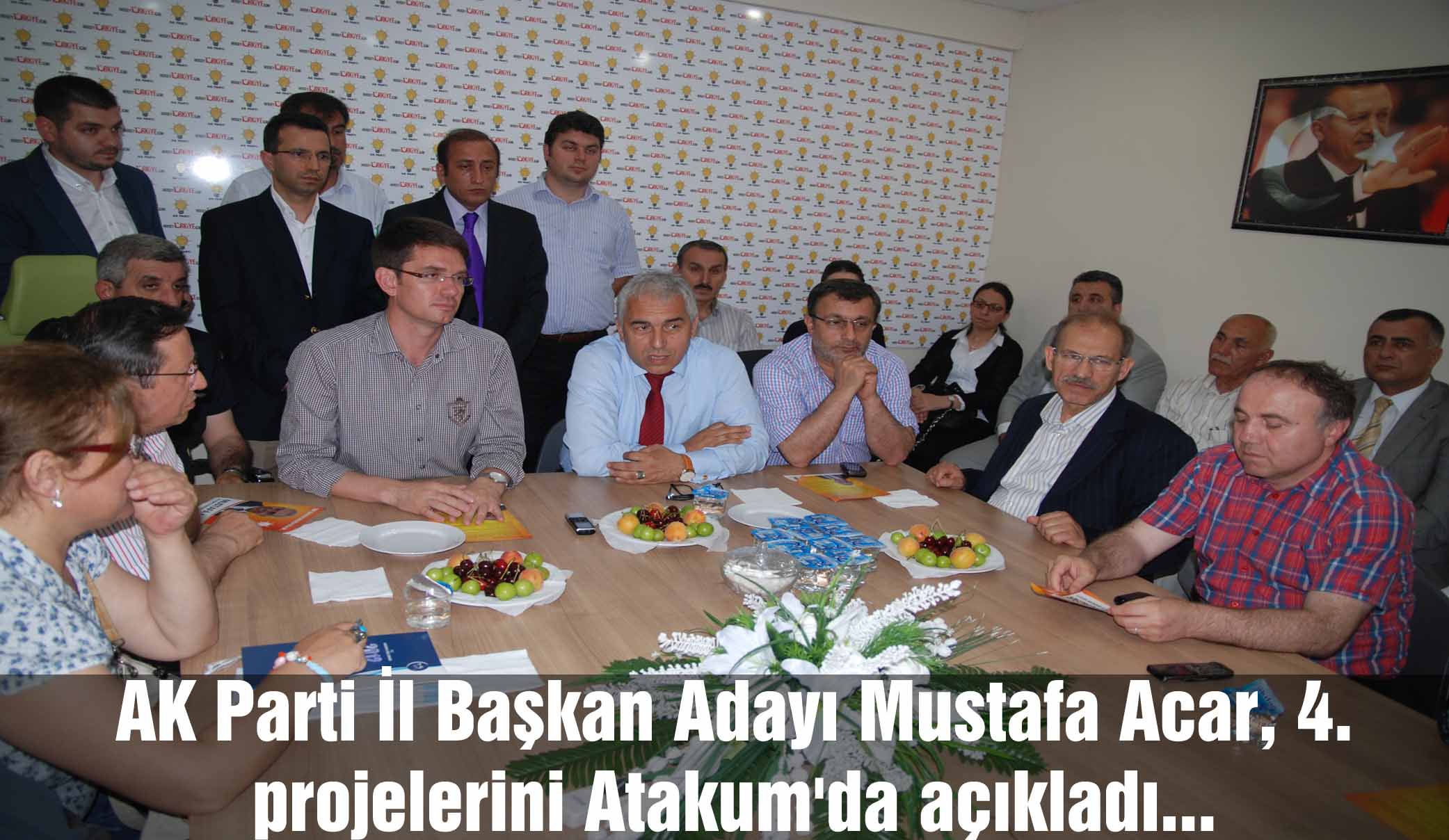 AK Parti İl Başkan Adayı Mustafa Acar, 4. projelerini Atakumda açıkladı...
