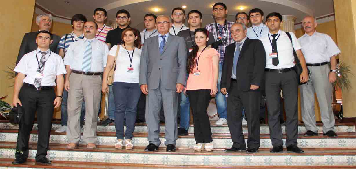 Azerbaycan’lı öğrenciler Samsun’da staj görüyor