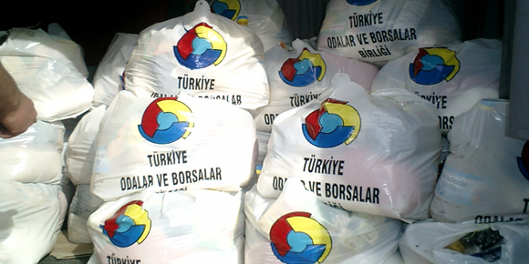 Çarşamba TSO’dan 1000 paket  gıda  yardımı