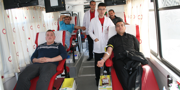 Orta Karadeniz Bölge Kan toplama Bayramda’ da Çarşambadaydı