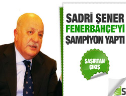 F.Bahçeyi Şener şampiyon yaptı