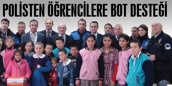 POLİSTEN ÖĞRENCİLERE BOT DESTEĞİ