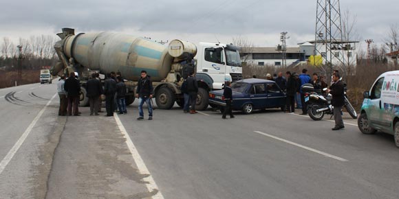 Çarşambada trafik kazası