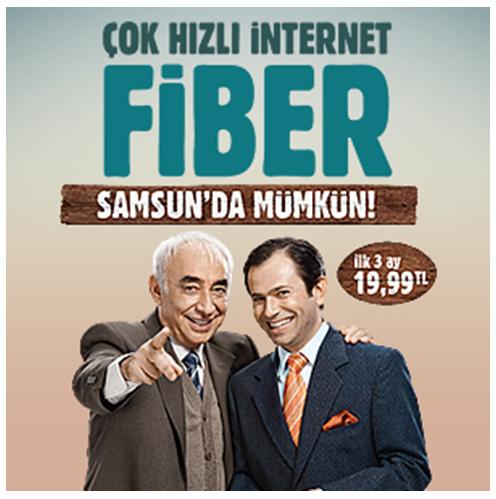 Fiber internet Samsun’da mümkün!