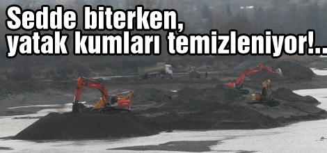 Sedde biterken, yatak kumları temizleniyor!..