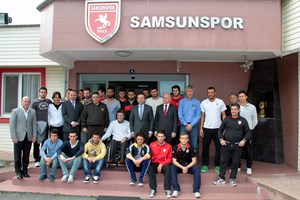 Vali Aksoy’dan Samsunspor’a Moral Ziyareti