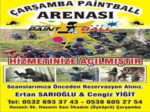 Çarşamba’da Paintball Heyecanı Başladı