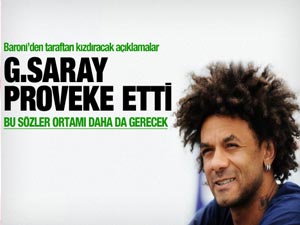 Cristian Baronidan Galatasaraya taş!