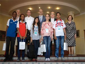 Olimpiyat Öğrencileri Büyükşehir Belediyesi’ni Ziyaret Etti