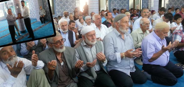 Muhteşem Gökçeçakmak cami ibadete dualarla açıldı