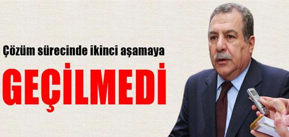 Muammer Güler, Çözüm sürecinde ikinci aşamaya geçilmedi