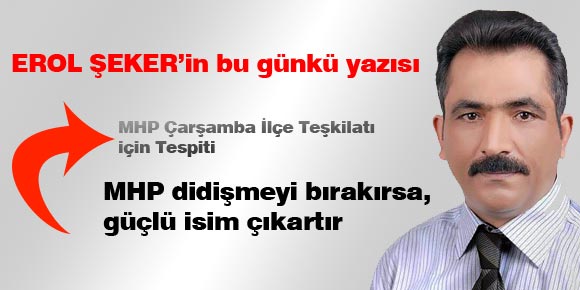 MHP didişmeyi bırakırsa, güçlü isim çıkartır