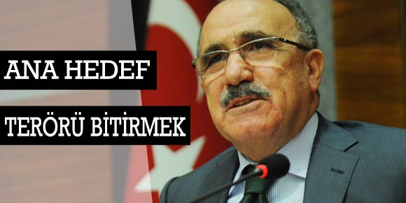 Beşir Atalay, Çözüm sürecinde ana hedef terörün bitmesi