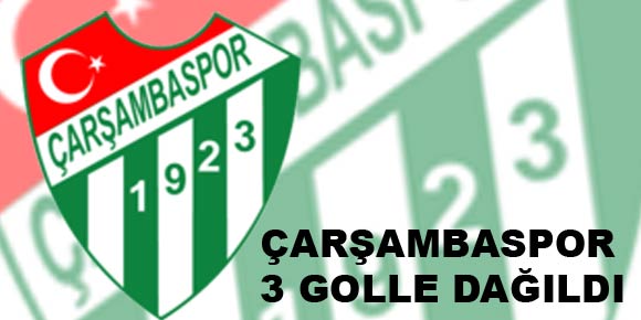 Çarşamba spor 3 golle dağıldı