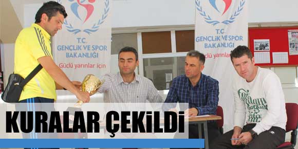 Okullar arası spor müsabaka kuraları çekildi