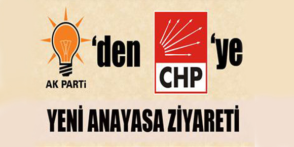 AK Partiden CHPye yeni anayasa ziyareti