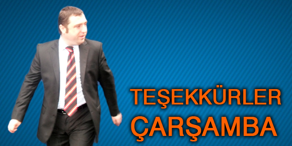 TEŞEKKÜRLER ÇARŞAMBA