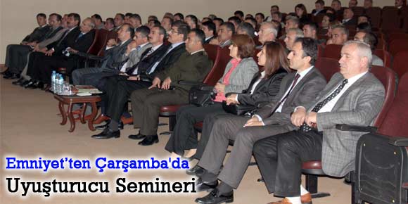 Emniyet’ten Çarşambada Uyuşturucu Semineri