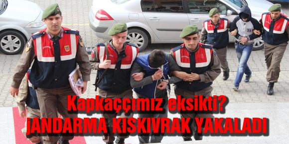 Kap Kaççıları Jandarma Kıskıvrak Yakaladı