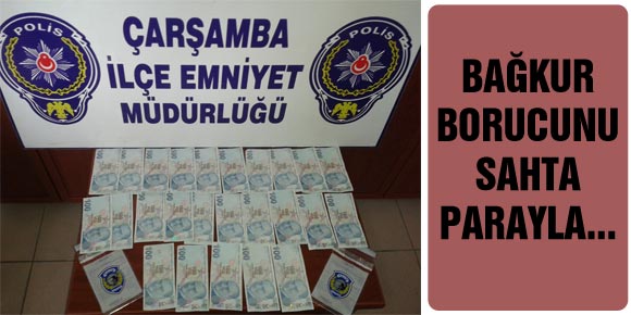 ÇARŞAMBA DA 100LÜK 2.500 TL SAHTE BANKNOTLAR ELE GEÇİRİLDİ...