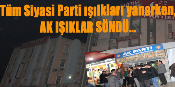 Veeee, “AK IŞIKLAR SÖNDÜ…”