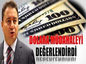 Ali Babacan dolara müdahaleyi değerlendirdi